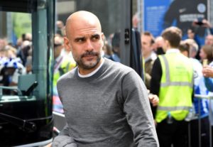 Pep Guardiola has confirmed Manchester City are in the market for a new centre-back this summer.