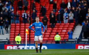 Rangers midfielder Andy Halliday has vowed to 'put things right' when they take on Progres Niederkorn in the Europa League.