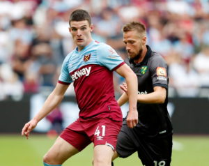 West Ham midfielder Declan Rice is delighted with Sebastien Haller's impact since his arrival during the summer transfer window.
