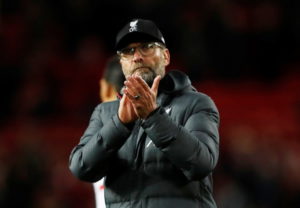 Liverpool boss Jurgen Klopp says Manchester United always set up to defend against his side following Sunday's 1-1 draw at Old Trafford.
