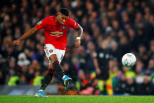 Ole Gunnar Solskjaer saluted Marcus Rashford's wonder-strike as Manchester United defeated Chelsea 2-1 at Stamford Bridge in the Carabao Cup.