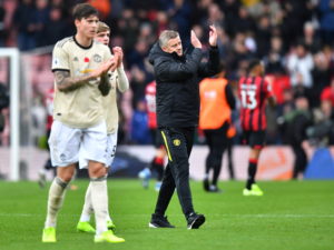 Ole Gunnar Solskjaer is backing Manchester United to bounce back from the 1-0 defeat at Bournemouth but admits a place in the top four looks a tall order.