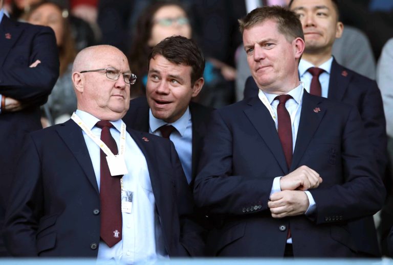 Ross Wilson (centre) was Southampton's director of football operations until October