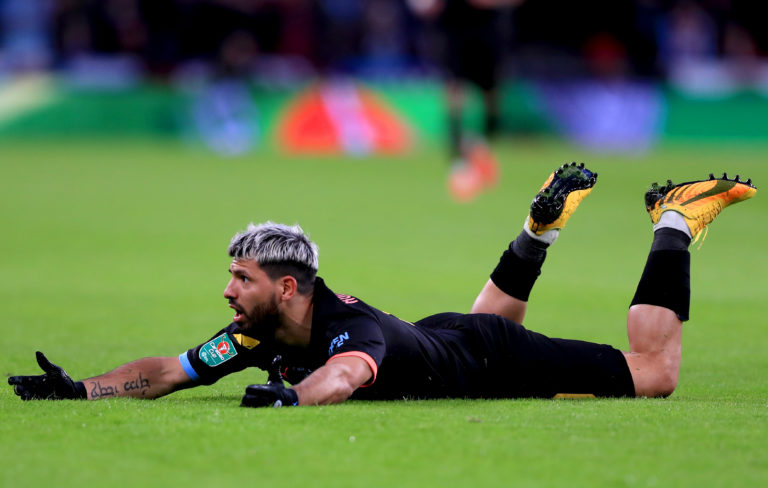 Sergio Aguero has expressed concern at a possible return to action (Mike Egerton/PA)