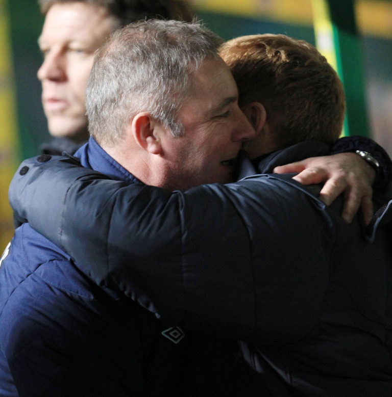 McCoist congratulated Celtic manager Neil Lennon and his squad 