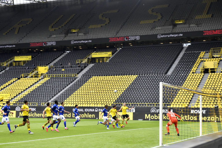 The Bundesliga returned in front of empty stands over the weekend
