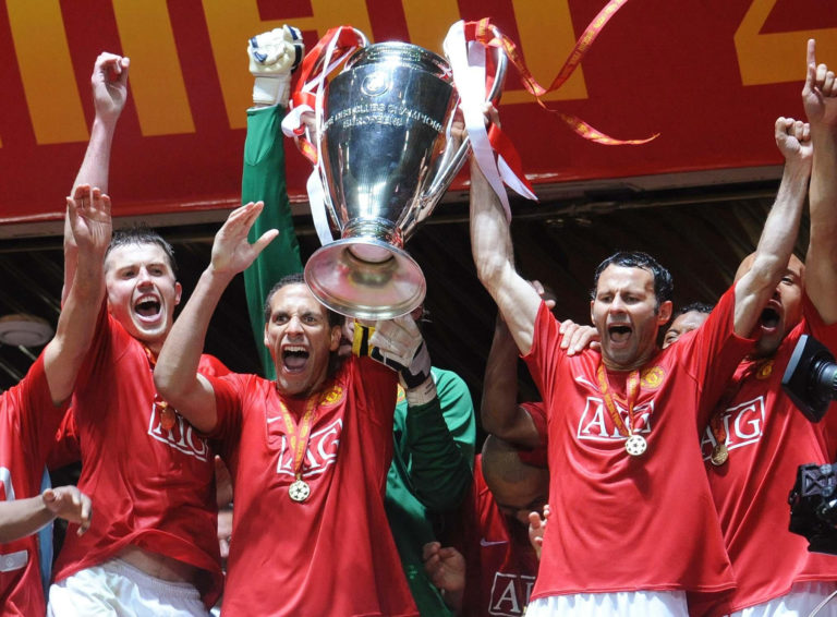 Ryan Giggs, right, won 34 trophies with Manchester United during a glittering career (Owen Humphreys/PA)