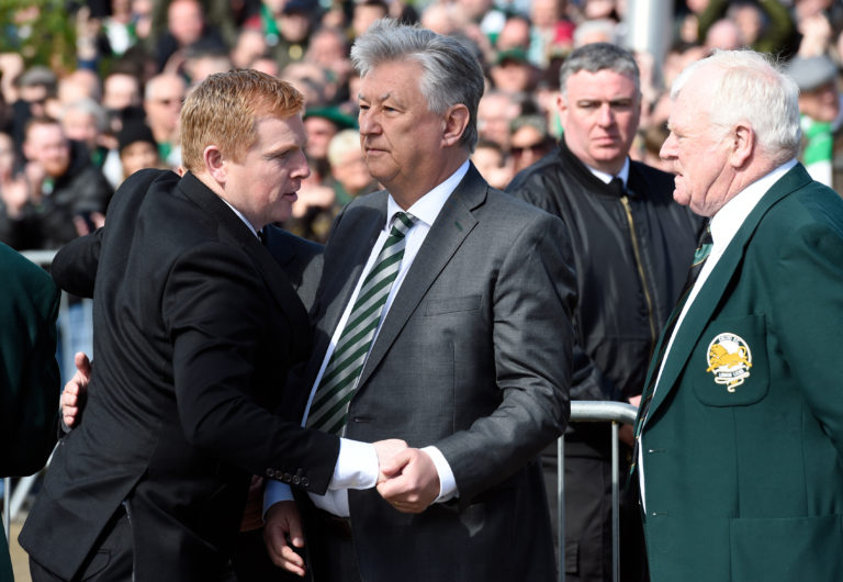 Lennon and chief executive Peter Lawwell have held transfer talks 
