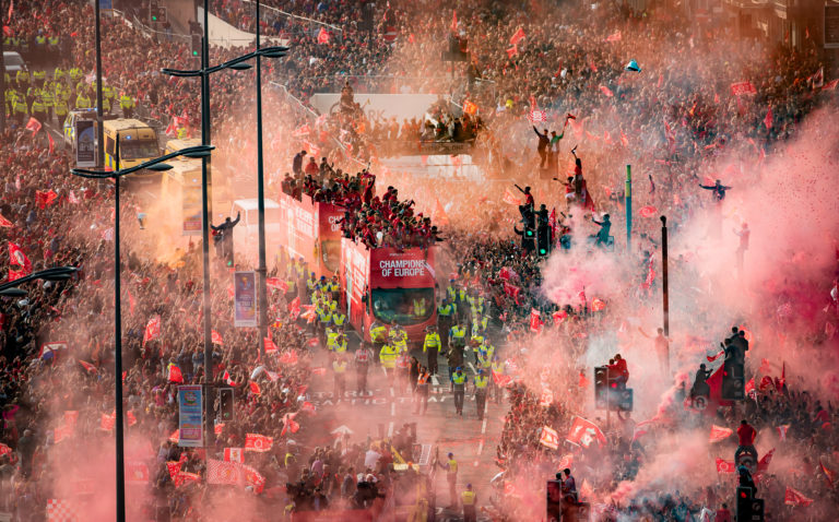 Liverpool had an open-top bus parade after winning the 2019 Champions League