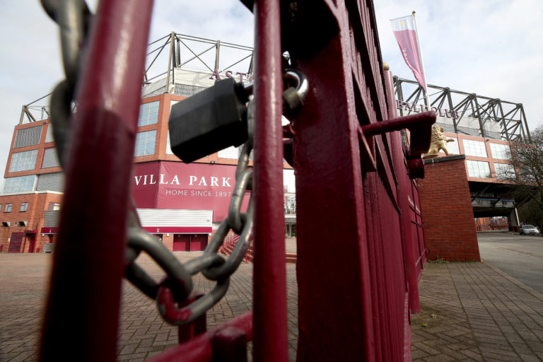 The gates will be locked for fans for the rest of the 2019-20 Premier League season