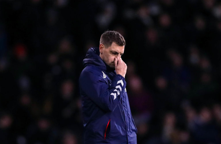 Woodgate's last game in charge was Saturday's 3-0 home loss to Swansea (Bradley Collyer/PA).