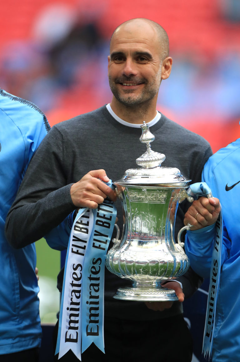 Guardiola guided City to FA Cup success last year