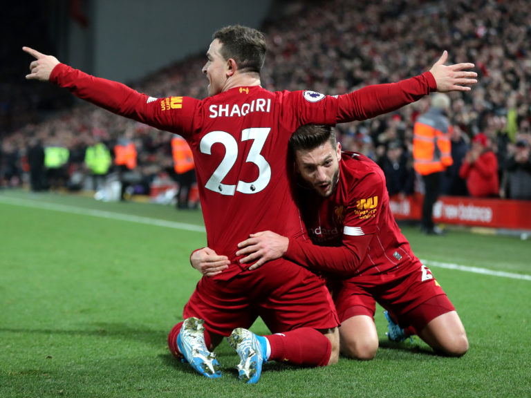 Jurgen Klopp sprung a surprise by naming Mohamed Salah, Jordan Henderson and Roberto Firmino on the bench for December's Merseyside derby as he juggled a hectic December fixture list. His reshuffle had little impact as the hosts cruised to a crushing 5-2 success over their neighbours, with Xherdan Shaqiri among the goalscorers
