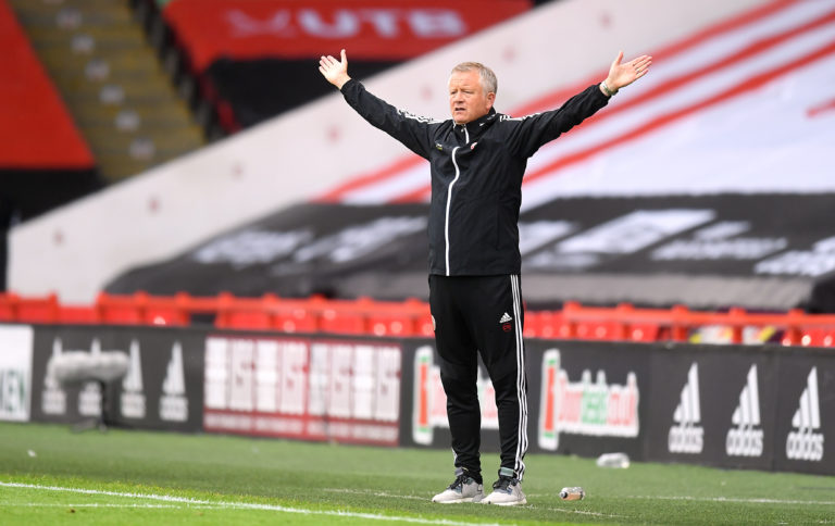 Sheffield United manager Chris Wilder was happy to be on the right end of a VAR call for once