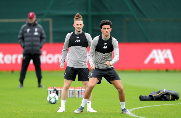 Harvey Elliott (left) and Curtis Jones will not be gifted Premier League appearances