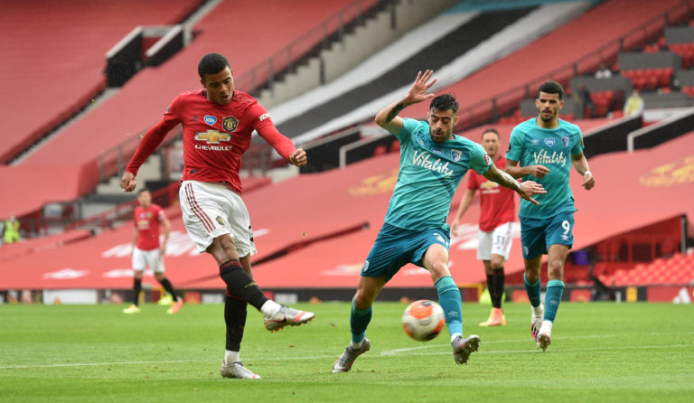 Mason Greenwood continued to catch the eye