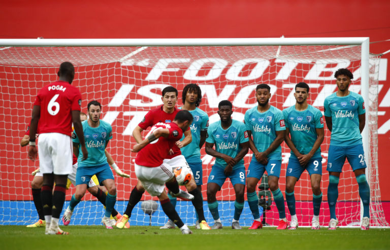 Bruno Fernandes scored United's fifth goal