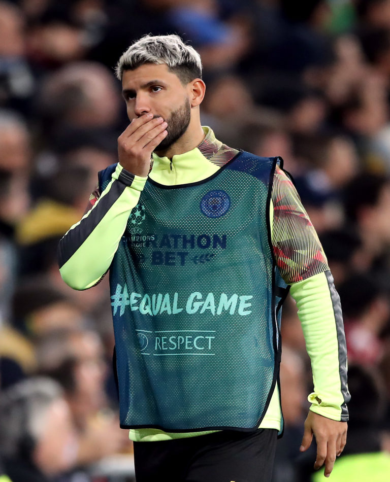 Sergio Aguero hit out at a Wigan fan after they had allegedly abused the Manchester City forward