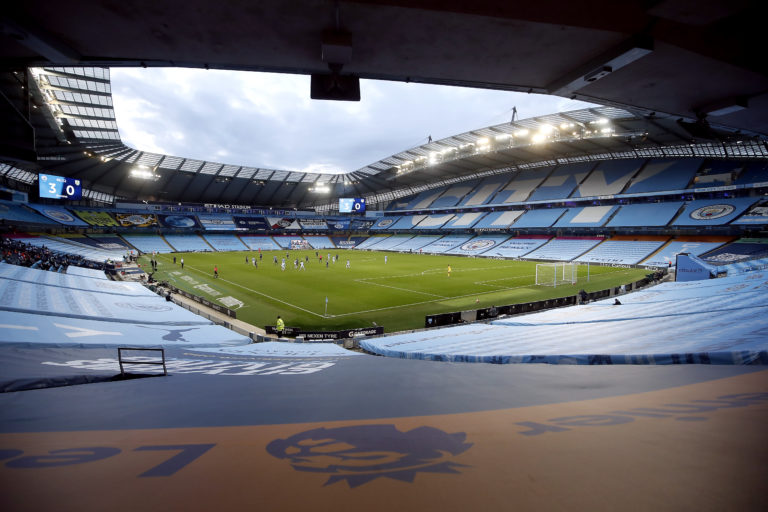 The Etihad Stadium has been hosting matches behind closed doors as part of the Premier League's 'Project Restart' 