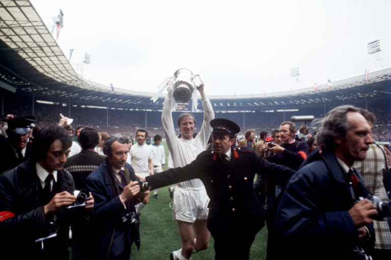 Jack Charlton was an FA Cup winner with Leeds 
