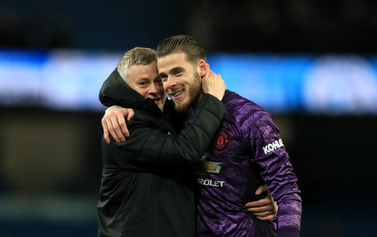 Solskjaer would love to see De Gea spend another decade at United