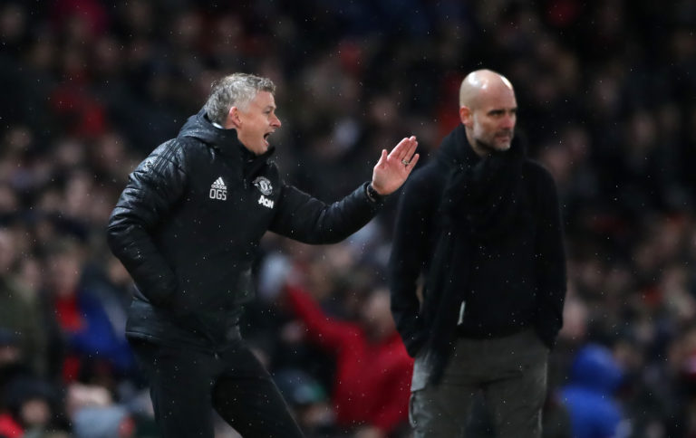 Solskjaer would not get drawn into the conversation about Pep Guardiola's club 