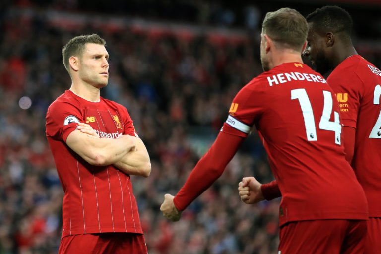 James Milner has achieved his ambition of winning a title with Liverpool