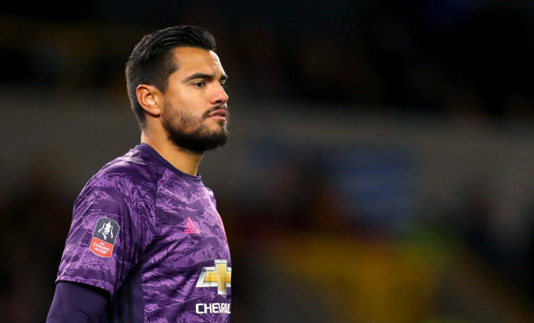 Argentina international Sergio Romero had played in every round of the FA Cup until Sunday